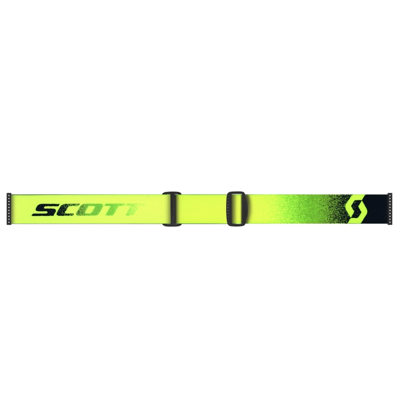 Motokrosové okuliare SCOTT Fury WFS fluo zeleno-žlté s čírym plexi