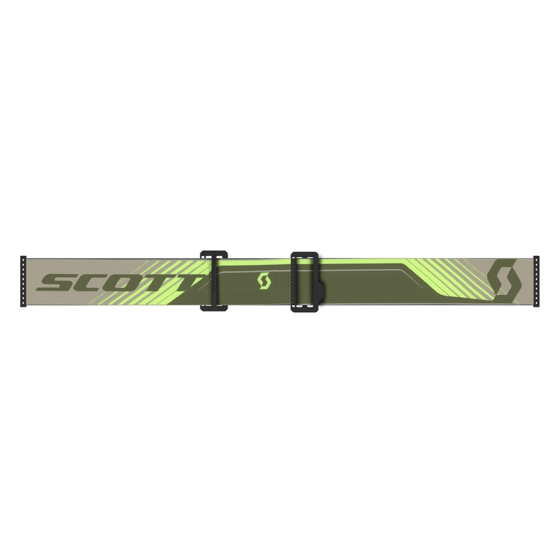 Motokrosové okuliare SCOTT Prospect 2.0 AMP khaki-fluo žlté s ružovým plexi