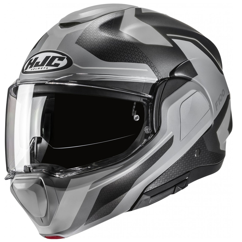 Preklápacia prilba na motocykel HJC F100 Bios MC5SF čierno-sivá