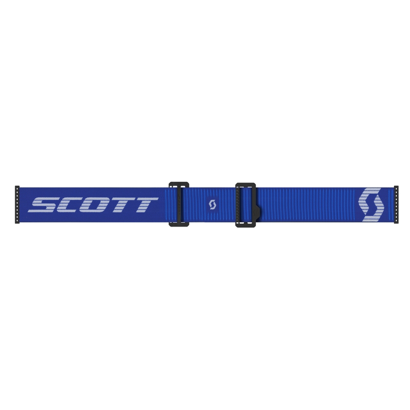 Motokrosové okuliare SCOTT Prospect 2.0 modro-biele s modrým zrkadlovým sklom
