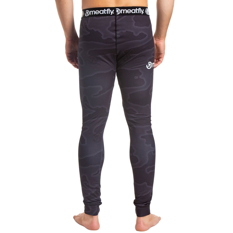 Termo spodky Meatfly Sloan čierno-sivé