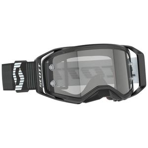 Motokrosové okuliare SCOTT Prospect 2.0 LS čierno-biele s light sensitive plexi
