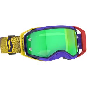 Motokrosové okuliare SCOTT Prospect 2.0 červeno-žlté so zeleným plexi