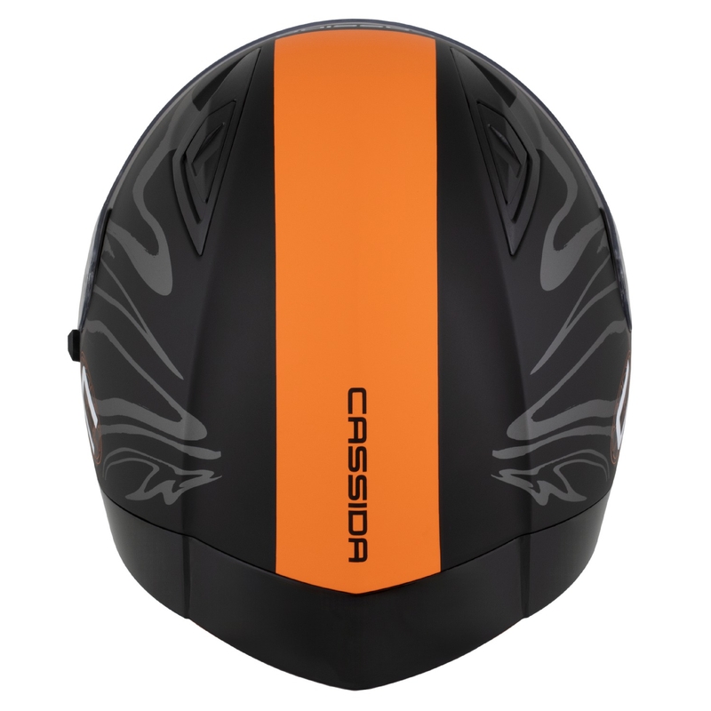 Integrálna prilba Cassida Orbit Multivers matná čierno-oranžovo-šedo-biela