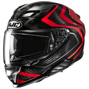 Integrálna helma na motorku HJC F71 Carbon Nevio MC1 čierno-červená
