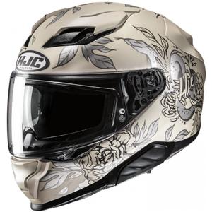 Integrálna helma na motorku HJC F71 Eliz MC9SF béžovo-sivá