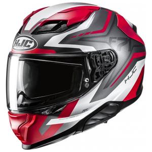 Integrálna helma na motorku HJC F71 Fes MC1SF sivo-červeno-biela
