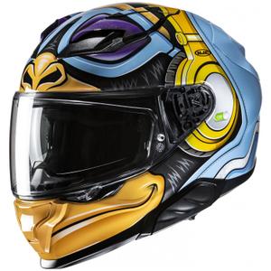 Integrálna helma na motorku HJC F71 Monkey DJ MC23 modro-žltá
