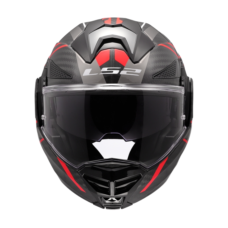 Preklápacia helma na motorku LS2 FF901 Advant XC Future II čierno-červená