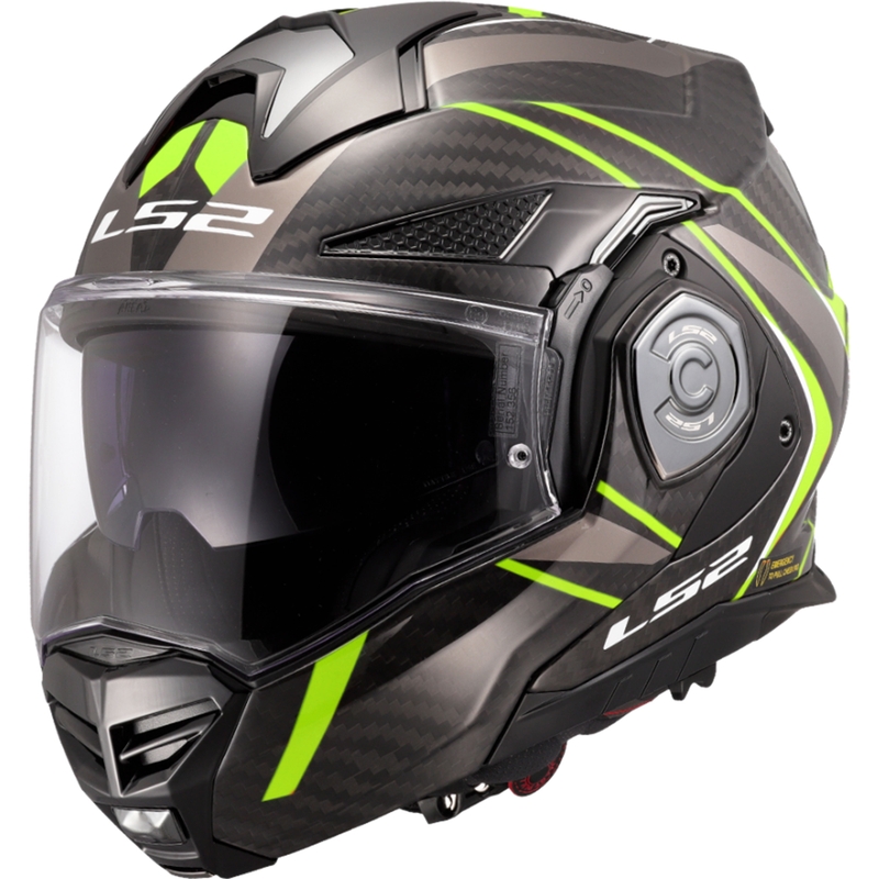 Preklápacia helma na motorku LS2 FF901 Advant XC Future II čierno-fluo žltá