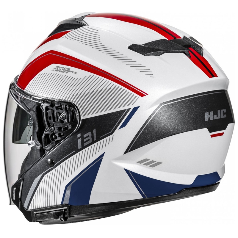 Otvorená prilba na motocykel HJC i31 Reno MC21 bielo-červeno-modrá