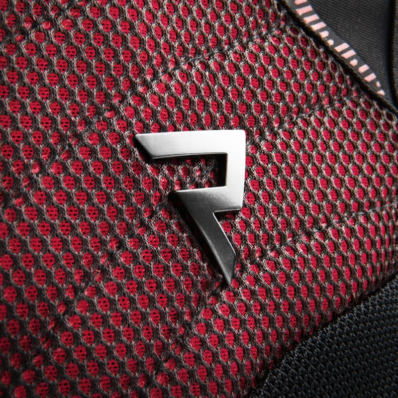 Dámska bunda na motorku Rebelhorn Jax čierno-červená