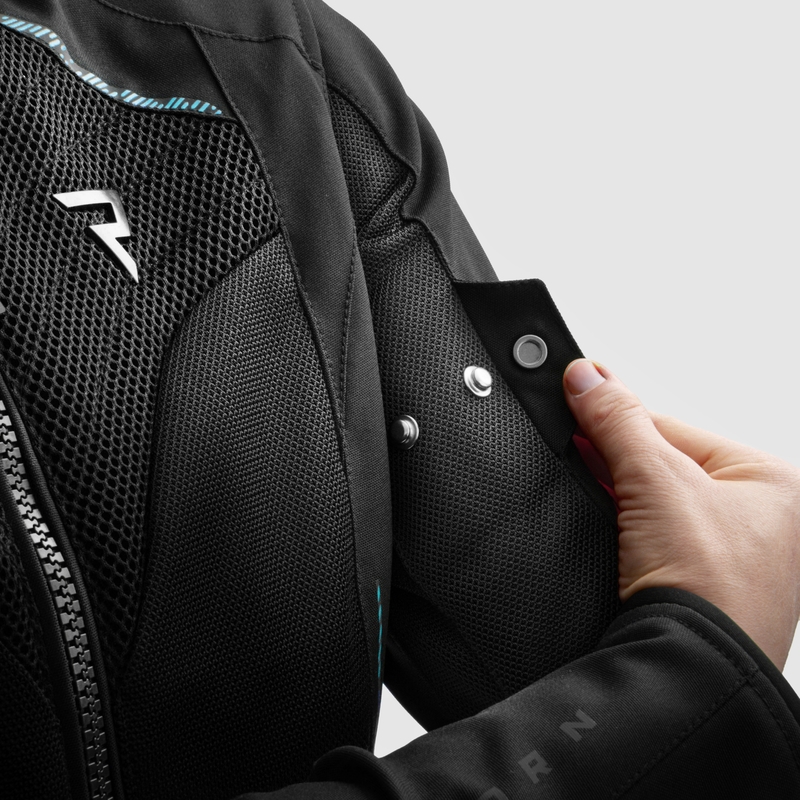 Dámska bunda na motorku Rebelhorn Jax čierno-mätová