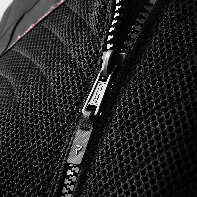 Dámska bunda na motorku Rebelhorn Jax čierno-ružová