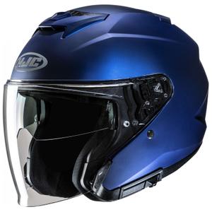 Otvorená prilba na motorku HJC i31 Solid Semi Flat metalická modrá