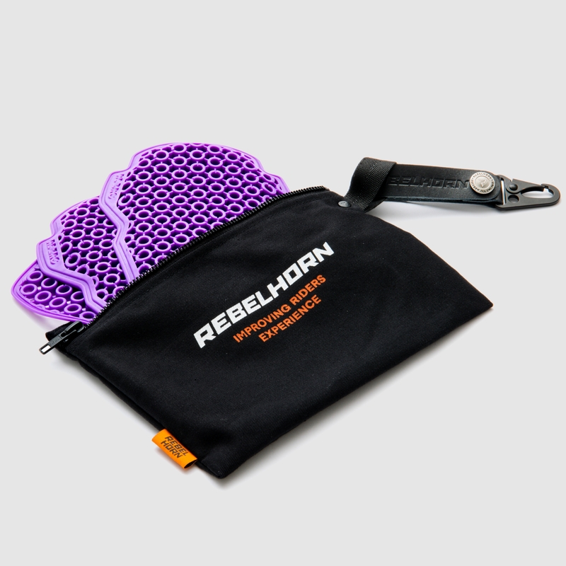 Džínsy na motorku Rebelhorn Vandal Mono vyprané čierne