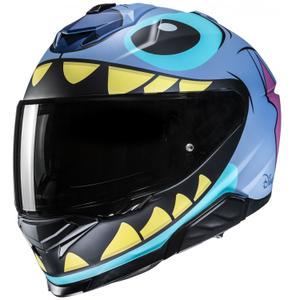 Integrálna helma na motorku HJC i71Stitch Disney MC2SF modro-fialová