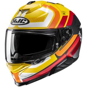 Integrálna helma na motorku HJC i71 Viz MC3SF žlto-červeno-čierna