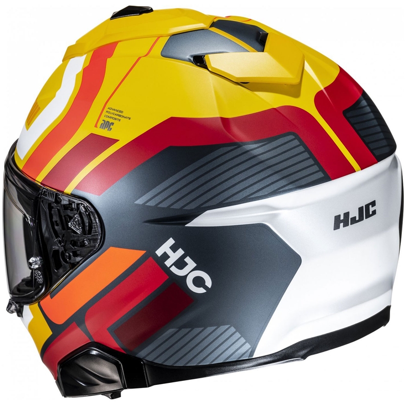 Integrálna helma na motorku HJC i71 Viz MC3SF žlto-červeno-čierna