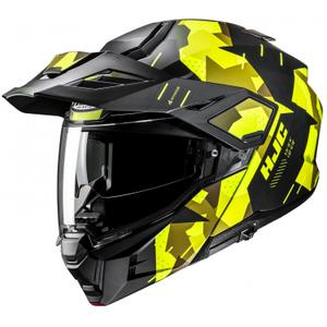 Výklopná prilba na motorku HJC i80 Roki MC3HSF fluo žlto-čierna