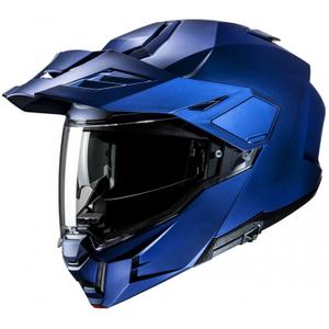 Výklopná prilba na motorku HJC i80 Solid Semi Flat metalická modrá