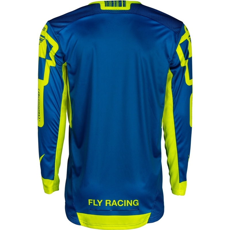 Motokrosový dres FLY Racing Lite Lancer modro-fluo žltá
