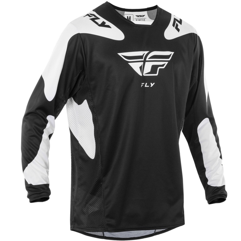 Motokrosový dres FLY Racing Kinetic Sym čierno-biely
