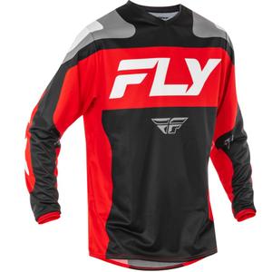 Motokrosový dres FLY Racing F-16 čierno-červeno-biely