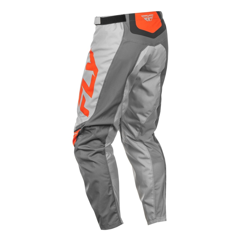 Motokrosové nohavice FLY Racing F-16 šedo-čierno-oranžové