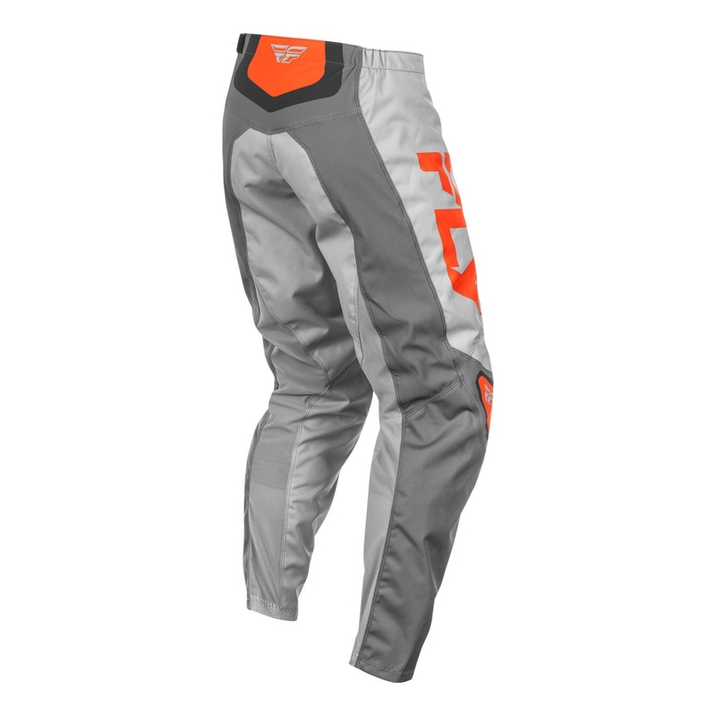 Motokrosové nohavice FLY Racing F-16 šedo-čierno-oranžové