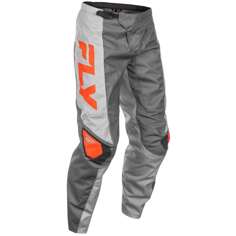 Motokrosové nohavice FLY Racing F-16 šedo-čierno-oranžové
