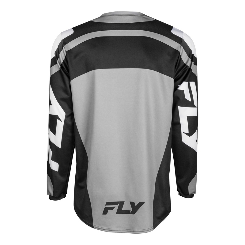 Motokrosový dres FLY Racing F-16 sivo-čierno-biely