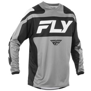 Motokrosový dres FLY Racing F-16 sivo-čierno-biely