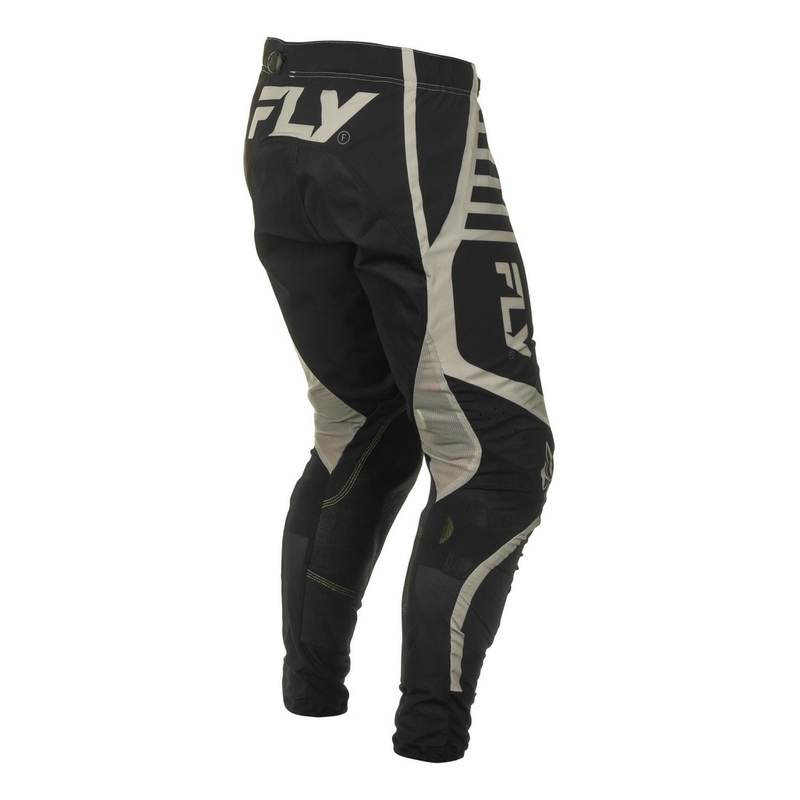 Motokrosové nohavice FLY Racing Lite čierno-šedé