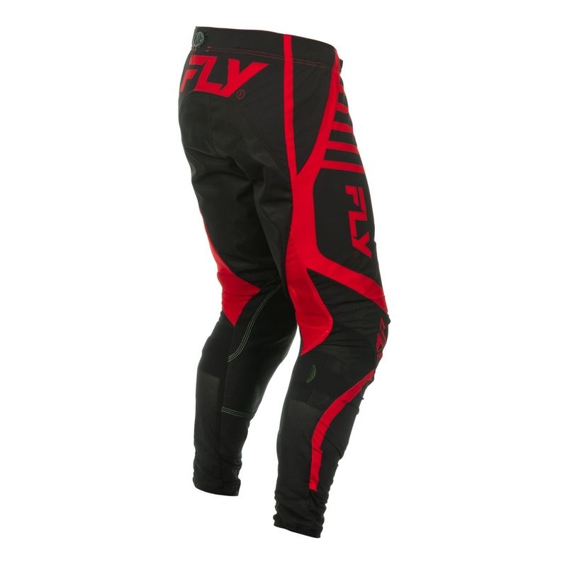 Motokrosové nohavice FLY Racing Lite čierno-červené
