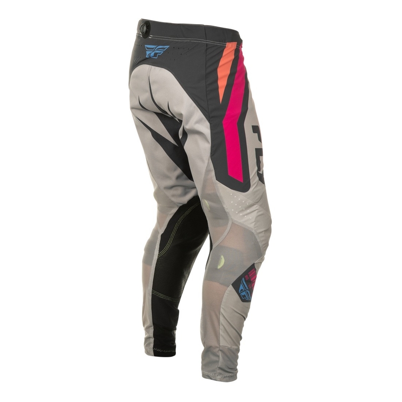 Motokrosové nohavice FLY Racing Lite Vice šedo-ružové