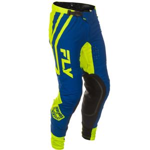 Motokrosové nohavice FLY Racing Lite Lancer modro-fluo žlté