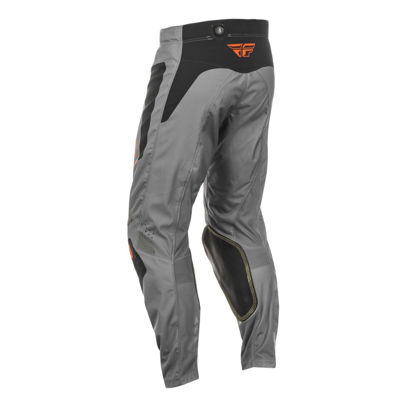 Motokrosové nohavice FLY Racing Kinetic Sym šedo-oranžovo-čierne