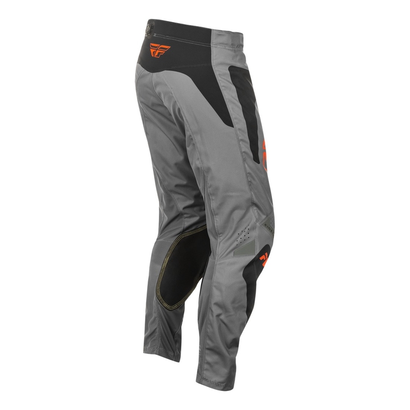 Motokrosové nohavice FLY Racing Kinetic Sym šedo-oranžovo-čierne