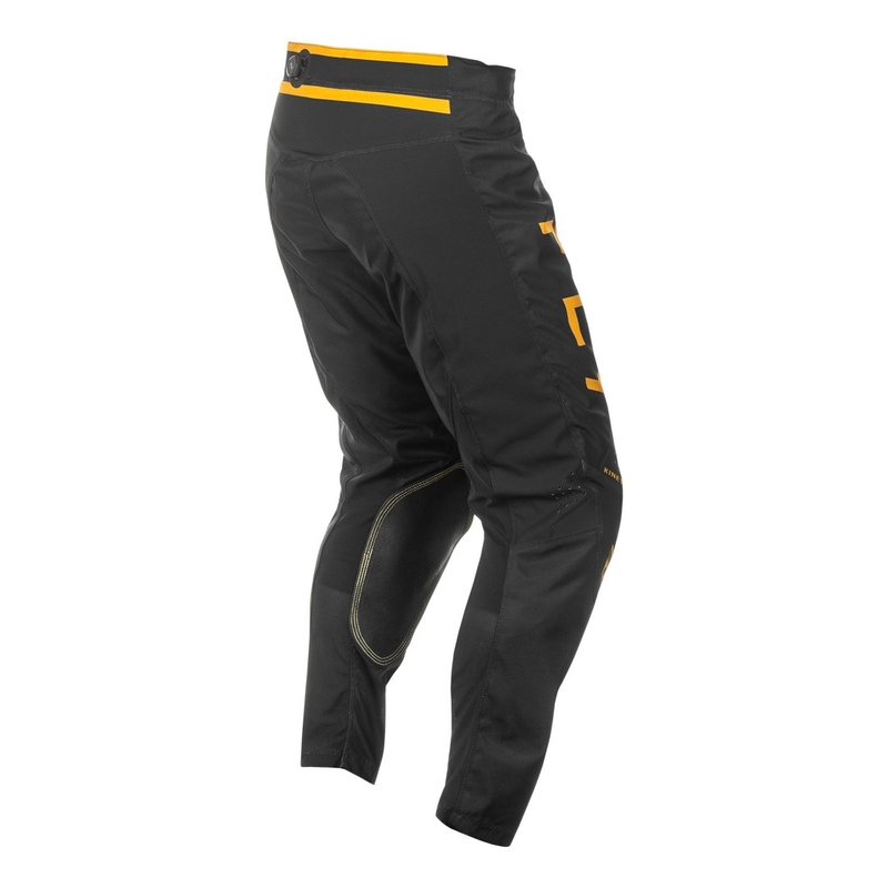 Motokrosové nohavice FLY Racing Kinetic Centre čierno-zlaté