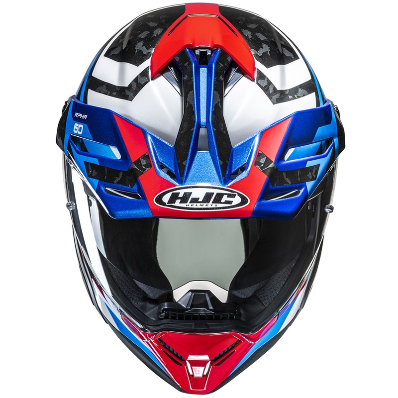 Enduro helma na motorku HJC RPHA 60 Dakar MC21 modro-čierno-biela