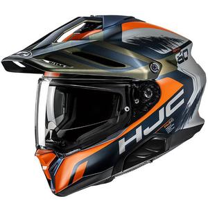 Enduro prilba na motorku HJC RPHA 60 Quid MC47SF modro-sivo-oranžová