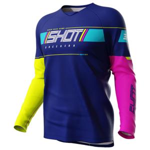 Detský motokrosový dres Shot Indy modrý výpredaj