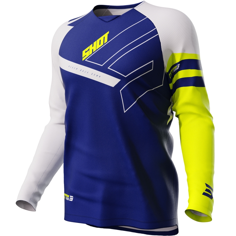 Detský motokrosový dres Shot Rush modrý výpredaj