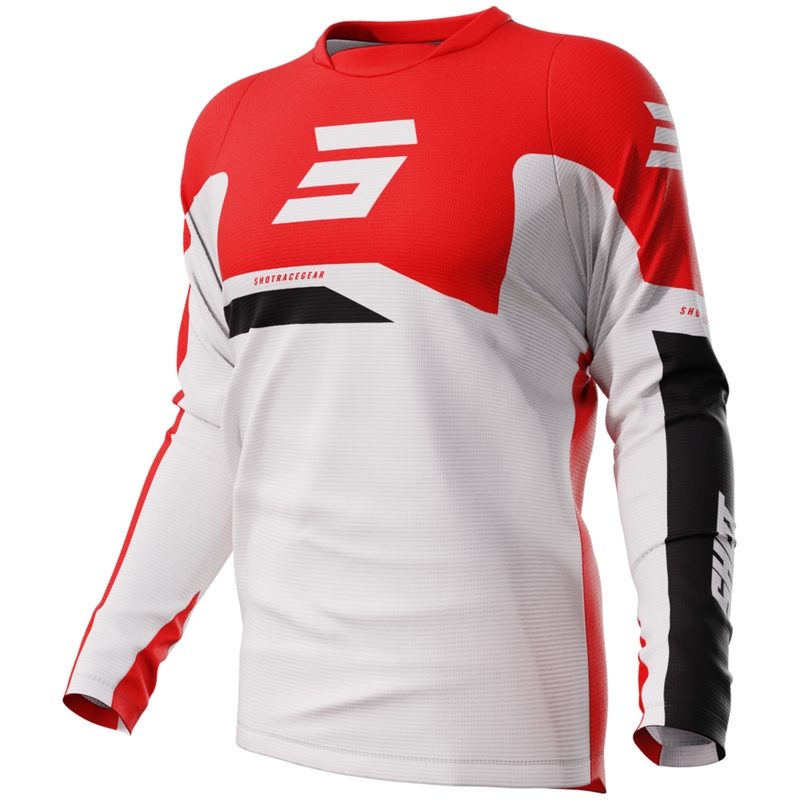 Motokrosový dres Shot Devo Star červený výpredaj