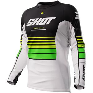Motokrosový dres Shot Devo Peak zelený výpredaj