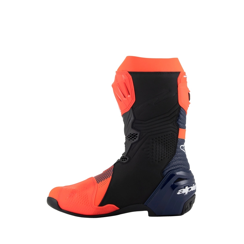 Topánky na motorku Alpinestars Supertech R Vented limitovaná edícia MM93 Marc Marquez fluo červeno-modro-čierne