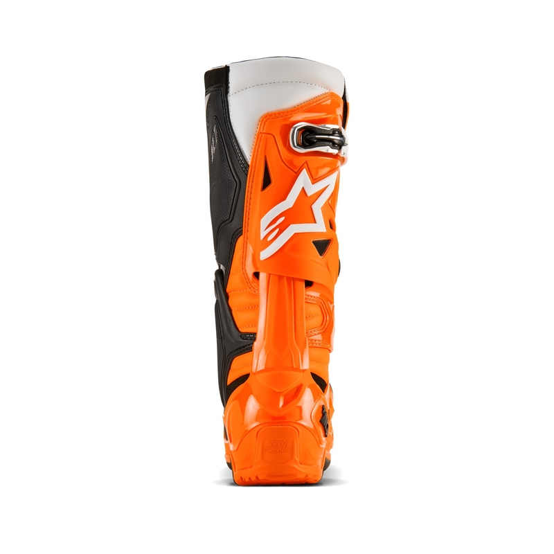 Topánky na motorku Alpinestars Tech 10 Enduro fluo oranžovo-čierno-biele