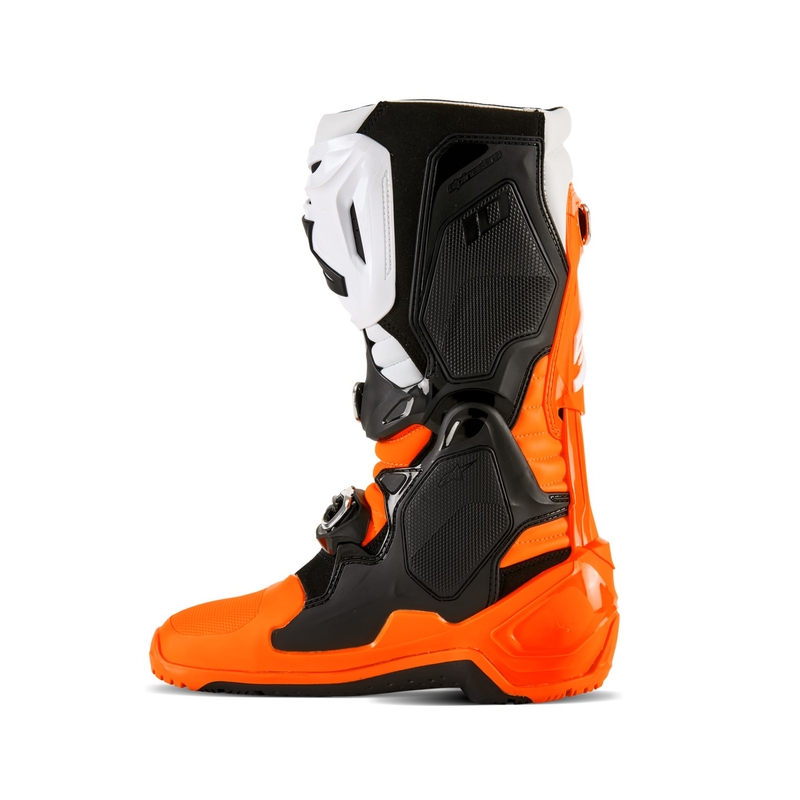 Topánky na motorku Alpinestars Tech 10 Enduro fluo oranžovo-čierno-biele