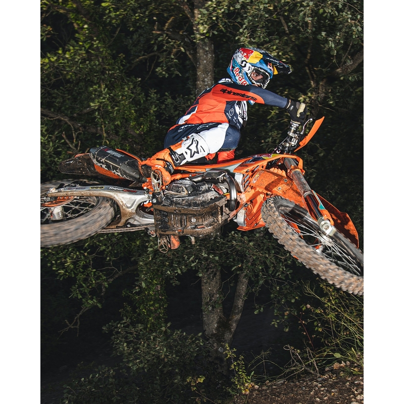 Topánky na motorku Alpinestars Tech 10 Enduro fluo oranžovo-čierno-biele